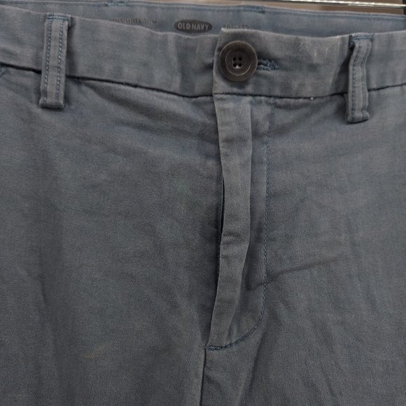 old navy ultimate slim blue pants size 38 with defect - Picture 2 of 10